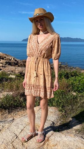Bohemian Earth Goddess Dress