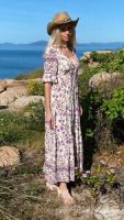 Bohemian Gypsy Dress -Floral Pattern